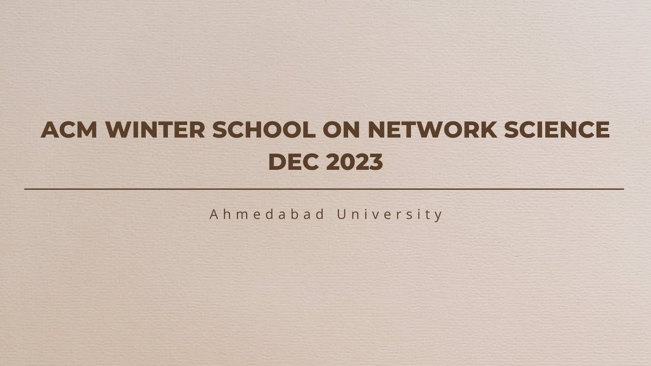 Strategic Network Formation - Session 01