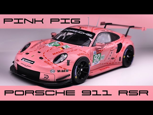 PORSCHE 911 RSR by NuNu full build of the Pink Pig 2018 Le Mans