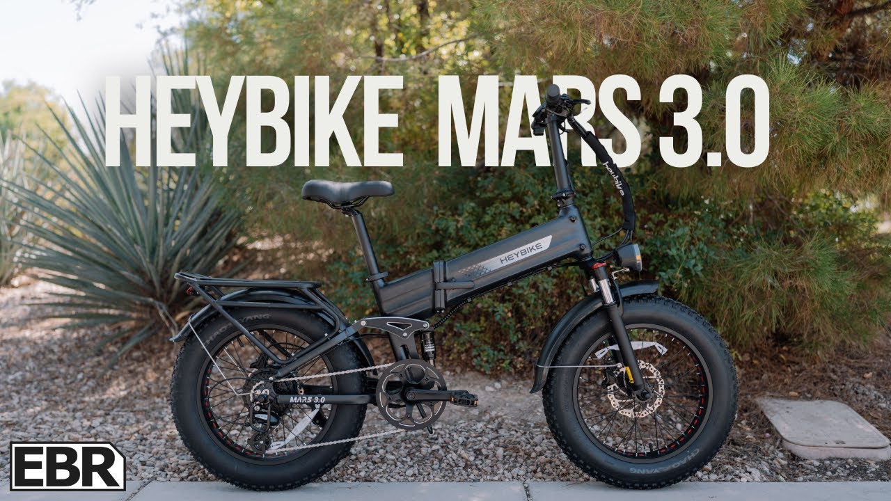 Watch ElectricBikeReview.com review the Heybike Mars 3.0 folding fat-tire electric bike on YouTube.