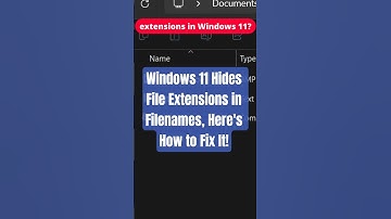 Windows 11 Hides File Extensions—Here