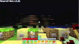 Minecraft Redstone LED Sign Prototype 1.0 (no mods)