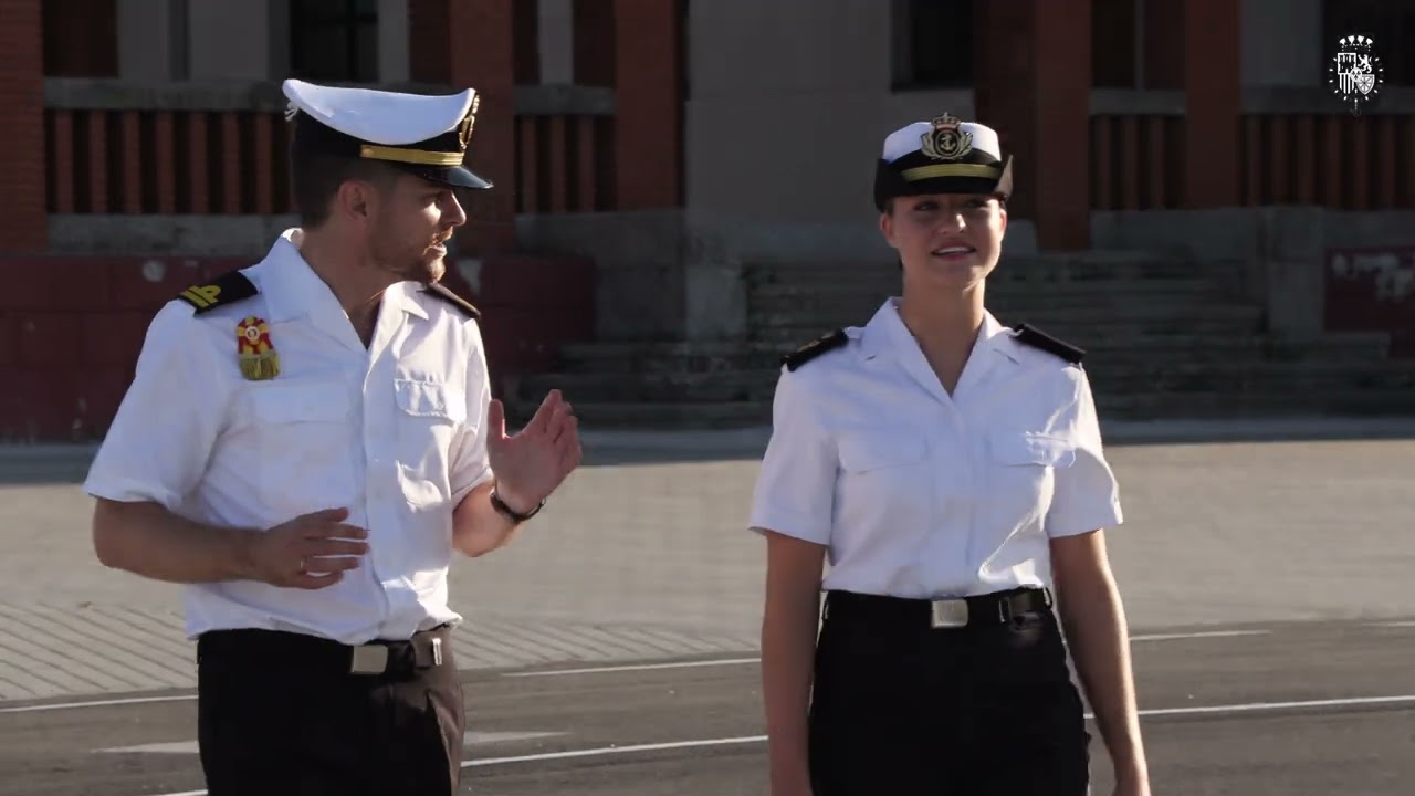 S.A.R. la Princesa de Asturias ingresa en la Escuela Naval Militar