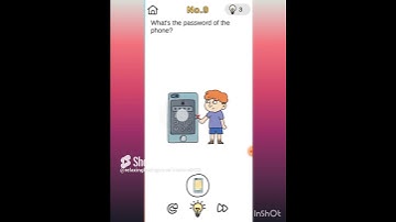 Brain Out :Crazy Find level 9 What is the password of phone