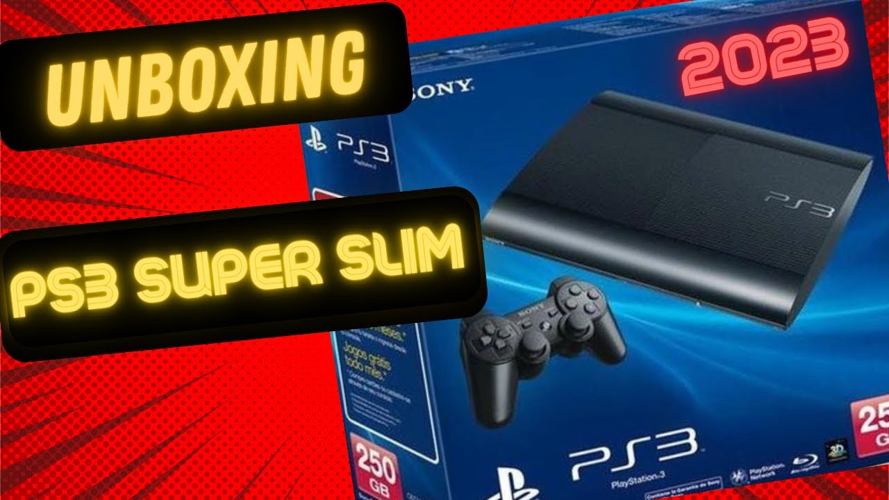 New PS3 Super Slim Unboxing (PlayStation 3 Super Slim 250GB Game