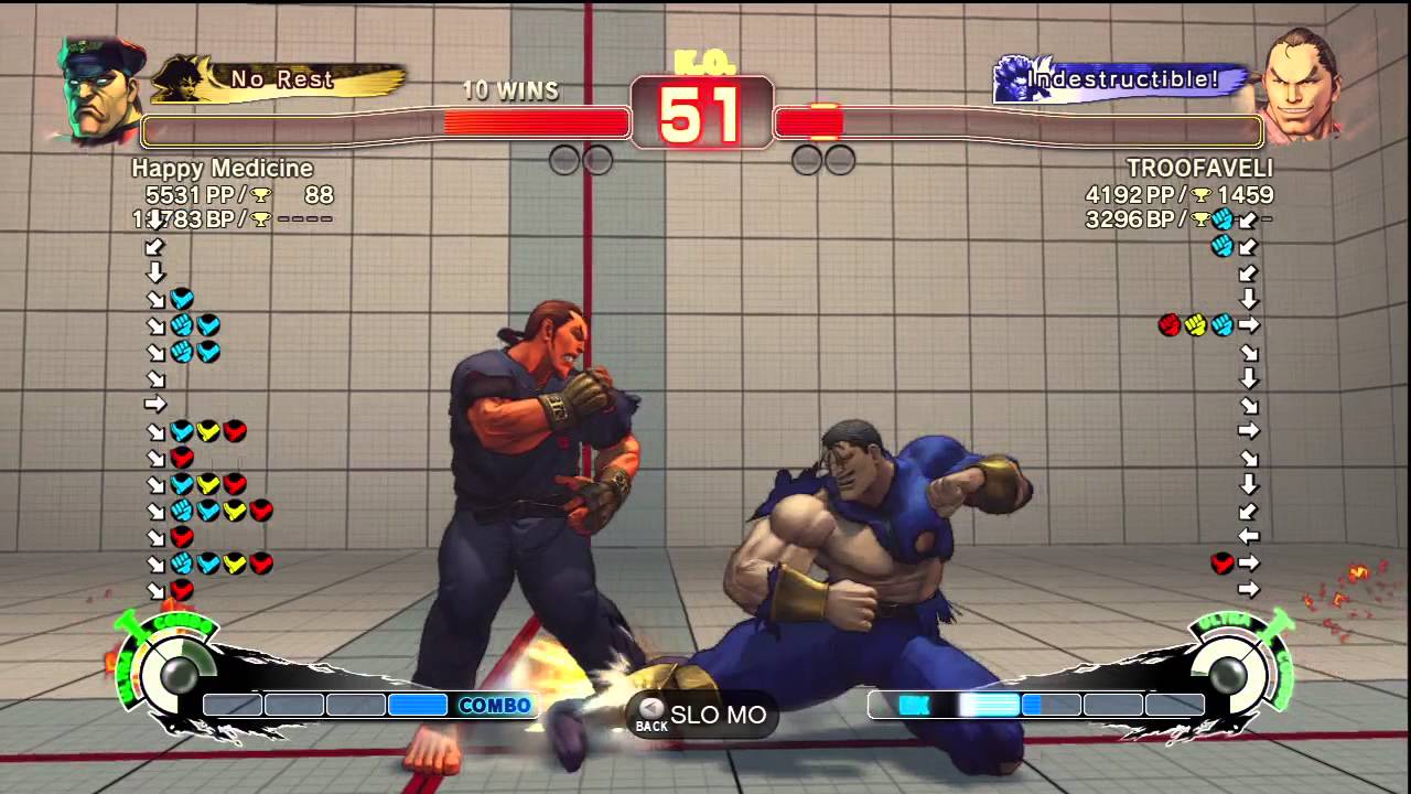 Happy Medicine (M.Bison) vs. TROOFAVELI (Dan) SSF4:AE 2012 XBL Match