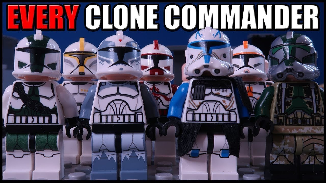 Collecting all Lego Star Wars Clone Commanders PT 1 - YouTube