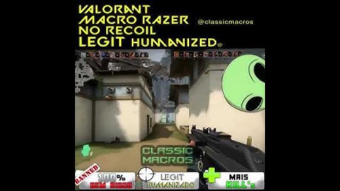 VALORANT MACRO NO RECOIL 100% SAFE & LEGIT RAZER #shorts