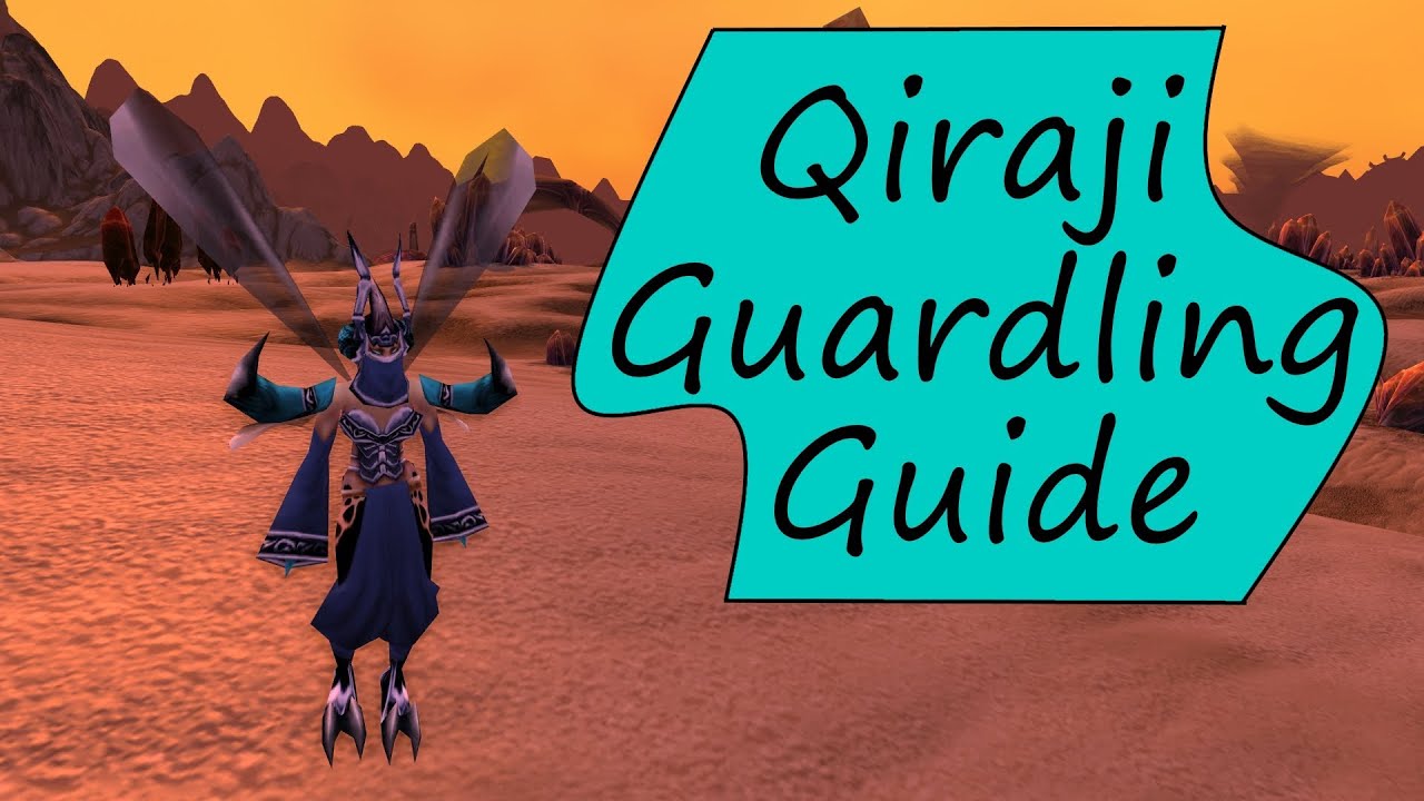 gaming logo Qiraji Guardling - Wild WoW Battle Pet Spotlight and Guide (5.4)