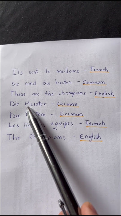 The Champions League anthem actual lyrics  💀💀