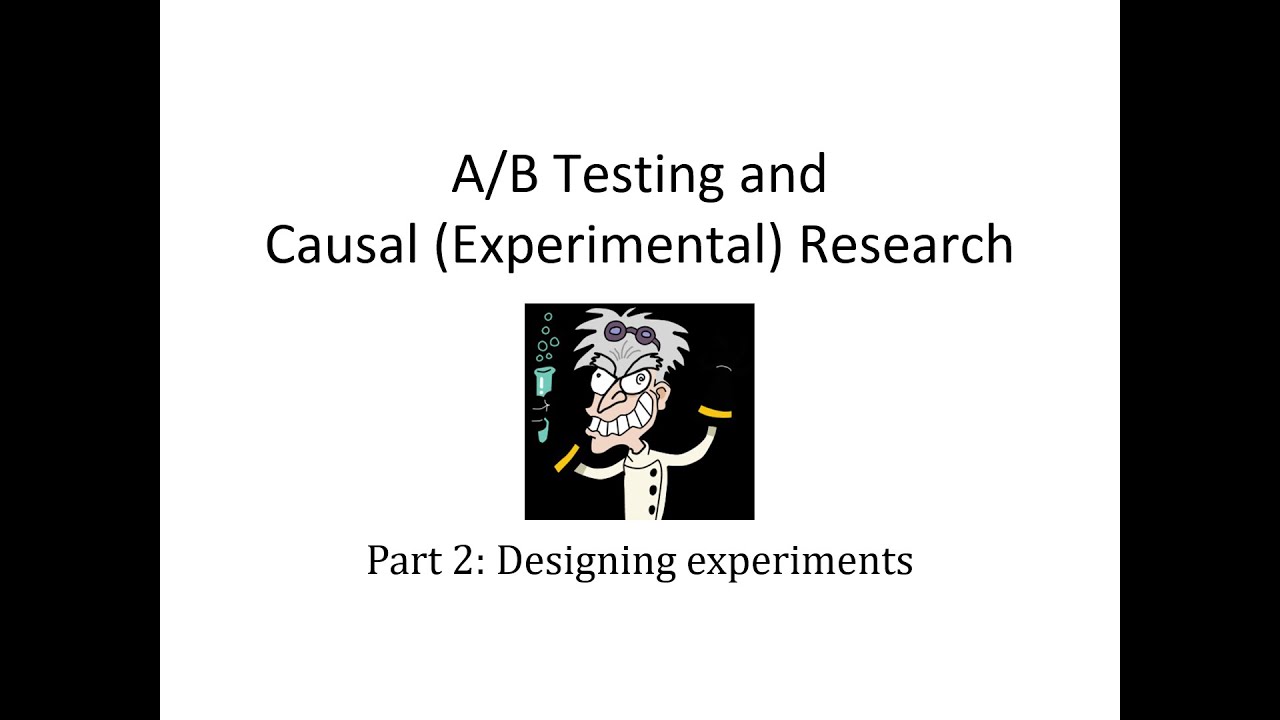 Designing experiments - YouTube