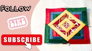 картинка: Құрақ құрау сабағы 💛 Шоперге арналған әдемі үлгі/Лоскутное шитьё 💛 (1-часть)