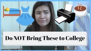 DO NOT Bring These to Your College Dorm! | Dorm Shopping Tips [College Prep Ep8]