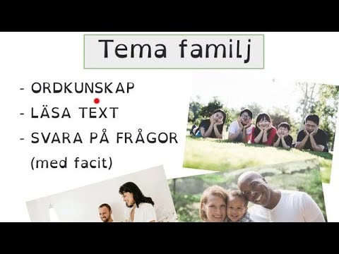 Video: Hur Man Förenar En Familj