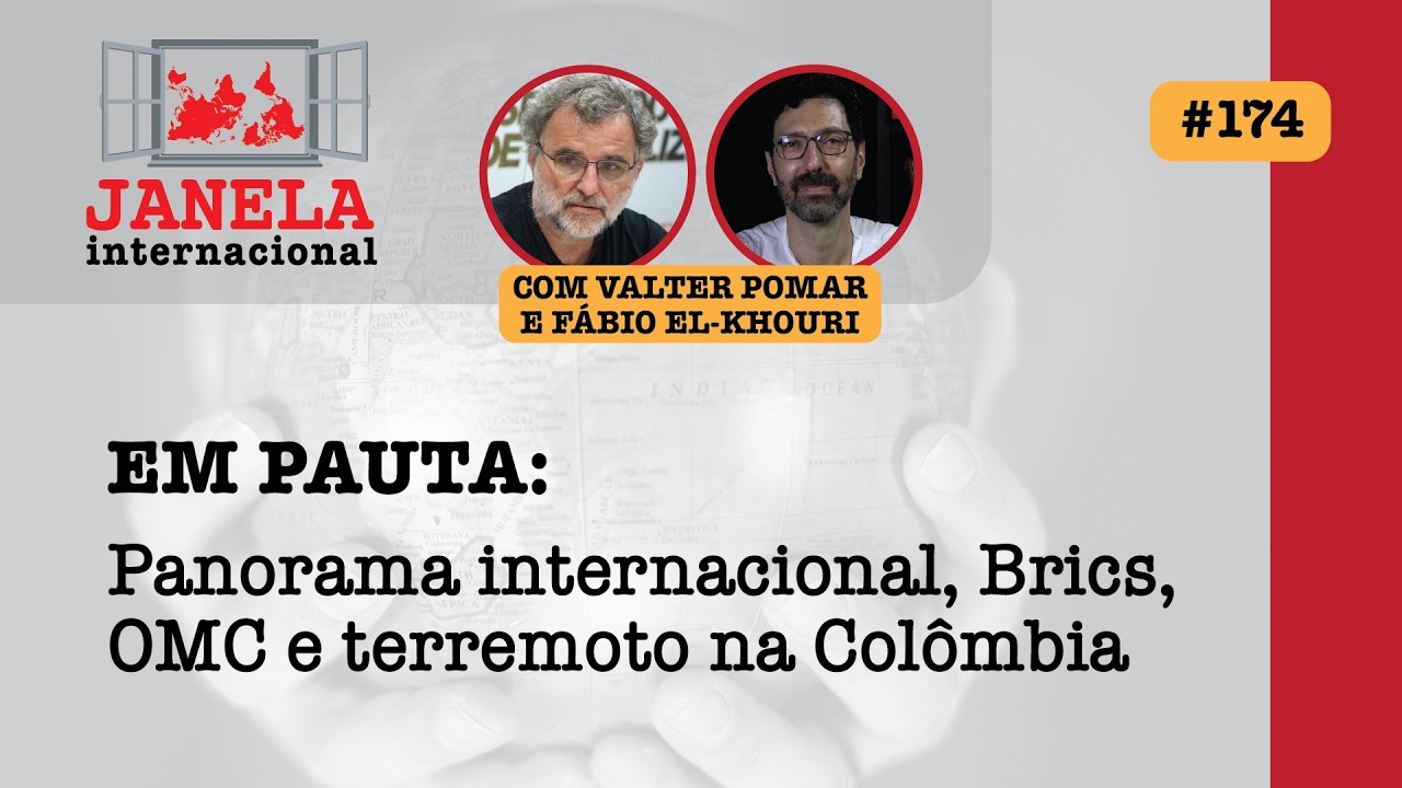Janela Internacional #174 | Terremoto na Colômbia, ofensiva dos EUA e nova militarização da América