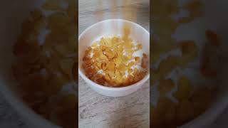 satisfying cornflakes breakfast trending youtubeshorts viralvideo status ytshorts  video