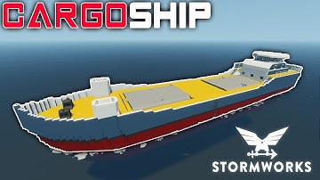 Railings + Working door!?  -  Cargo Vessel  -  Stormworks: Build and Rescue  - Part 6