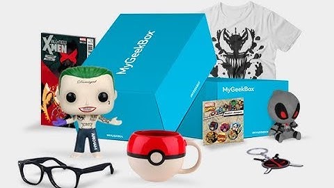My Geek Box - unboxing