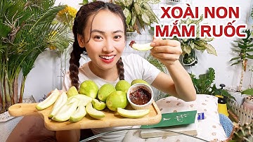Trúc Mây thử thách ăn xoài non chấm mắm ruốc | Em Trai Yêu Quái