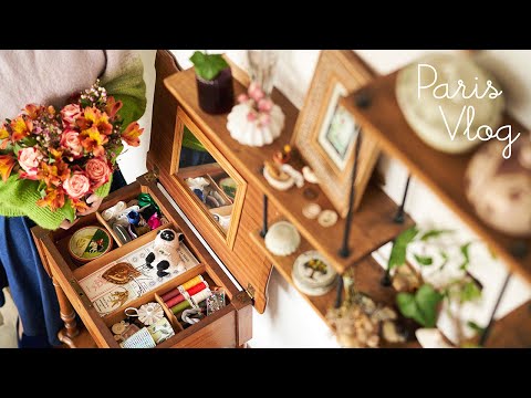 気持ちをリセットする模様替え/素敵アンティーク家具と絨毯のお買い物/レンズ豆のフランス風煮込みレシピ/パリ暮らしvlog