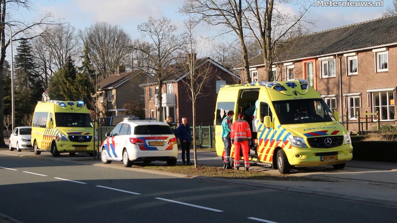 Mobiel medisch team per heli voor hulp naar Schoonebeek