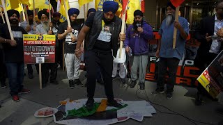 Sikhs protest outside Indian consulate in Toronto | AFP