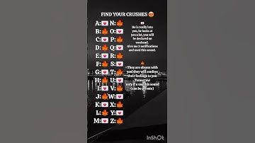 find your crushes #initial #soulmates #crush #love #video