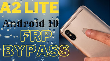 Xiaomi A2 lite/Redmi 6 pro Android 10 FRP bypass without PC
