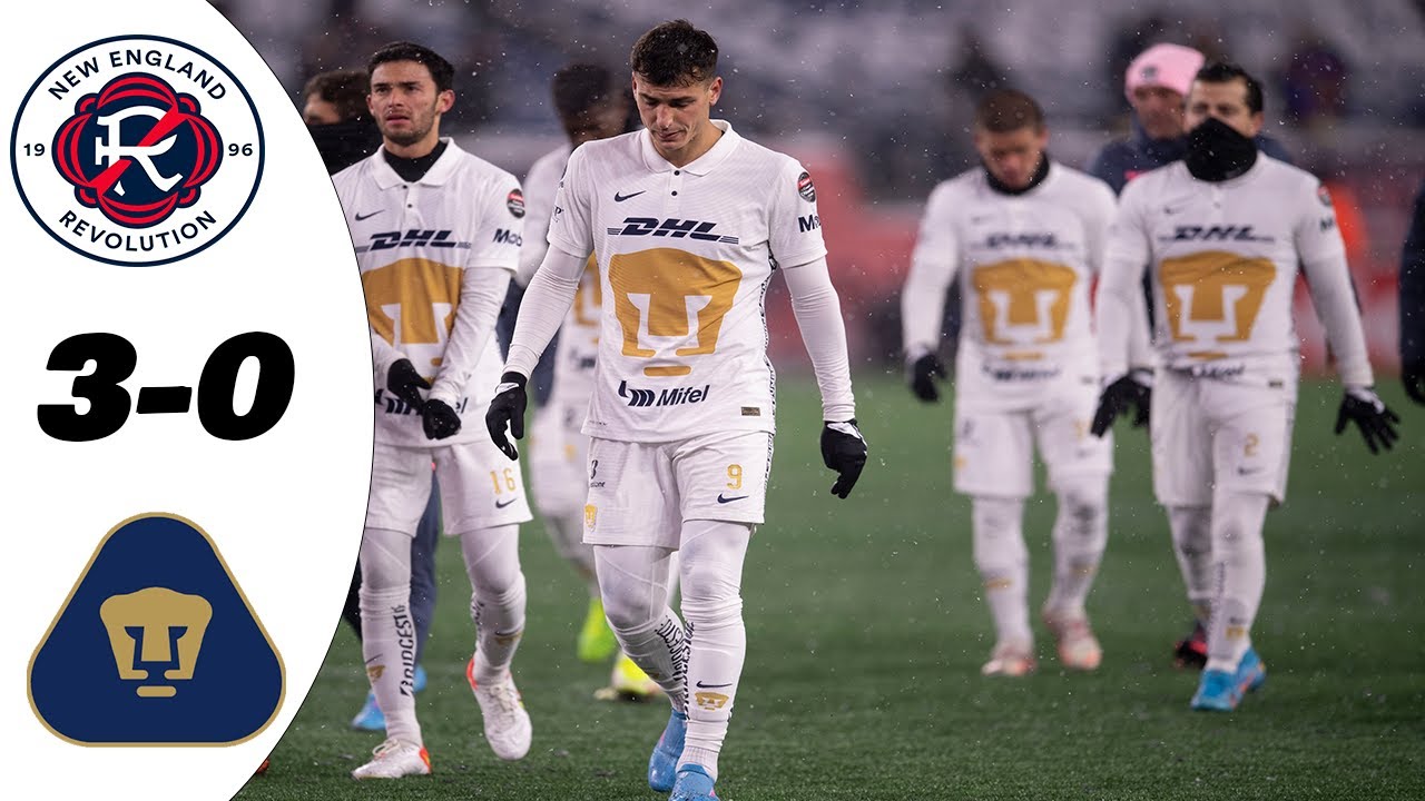 NEW ENGLAND VS PUMAS 30 CUARTOS DE FINAL CONCACHAMPIOS NARRACIÓN YouTube