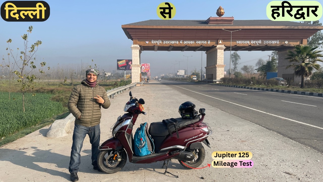 Relax Ride Honi Chahiya Delhi To Haridwar 😀| TVS Jupiter 125 | Long Ride | Solo Ride