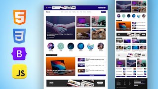 How to Create a Personal Blog Website from Scratch Using HTML, CSS & JavaScript