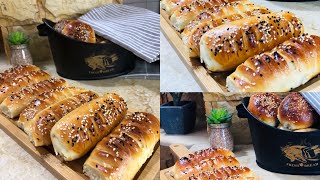 بريوش مملح محشي يشهي و خفيف ♥️♥️????Brioche  salée farcie très facile