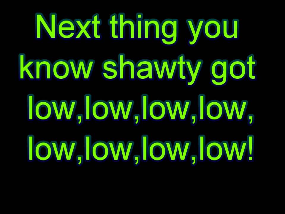 FLO RIDA "APPLE BOTTOM JEANS" ( LOW ) [HD] YouTube