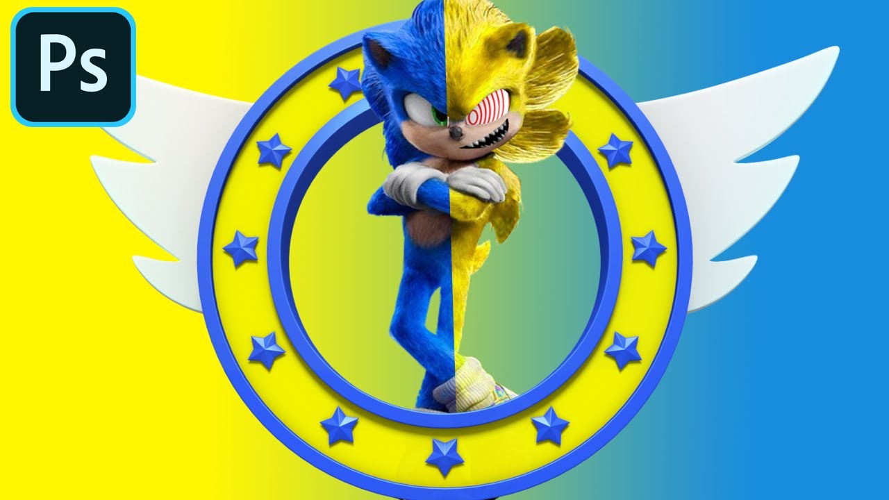 Speed Edit) Fleetway Sonic - Sonic The Hedgehog Movie 