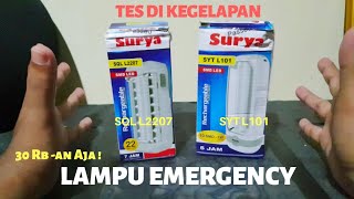Review Lampu Emergency Surya. 
