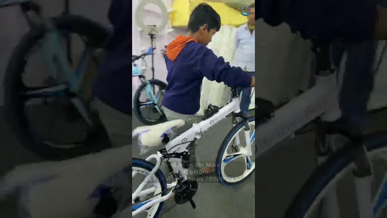 Happy Customer From Morbi | Mercedes-Benz Foldable Bicycle White Macwheel | TCH Store #shorts #cycle