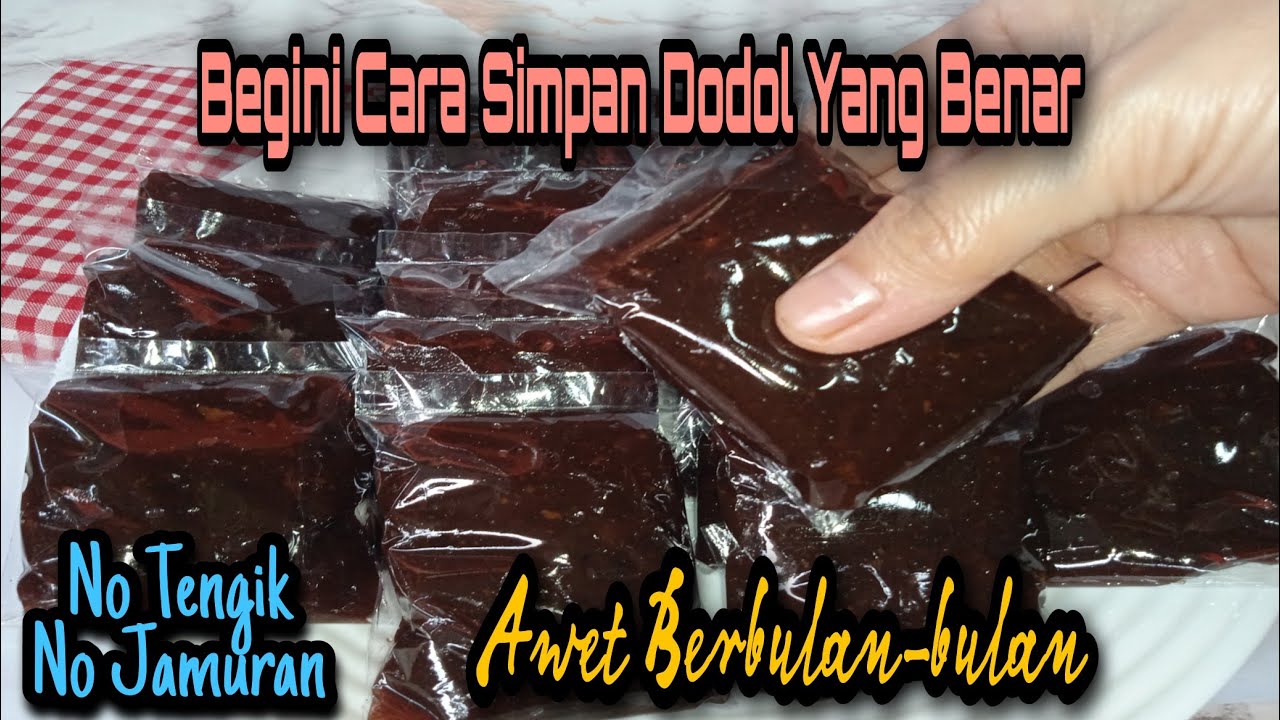 Cara Menyimpan Dodol Agar Awet Dan Tahan Lama ⁉️Dodol Awet Berbulan-bulan‼️Tips Simpan Dodol Awet 🔴