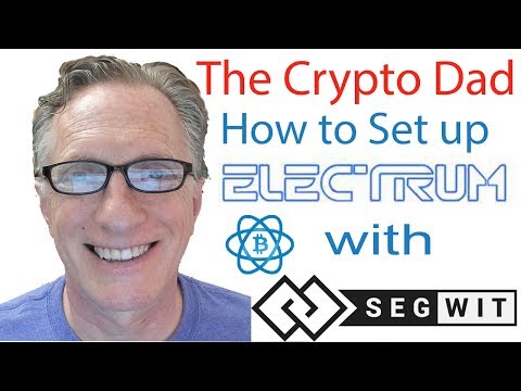 Creating A Segwit (segregated-witness) Bitcoin Wallet Using The Electrum Bitcoin Wallet Version 3