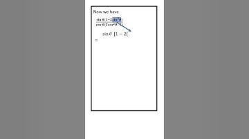 Prove that sin theta-2 sin 3 theta/2 cos cube theta - cos theta = #shorts #trigonometry #cbse #sslc