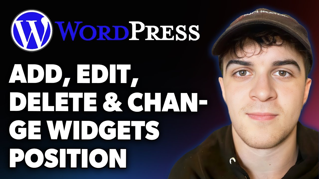 How to Add, Edit, Delete & Change Widgets Position in Wordpress (Full ...