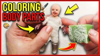 DIY Miniature Doll Shoes & Mittens Painting Tutorial | Polymer Clay
