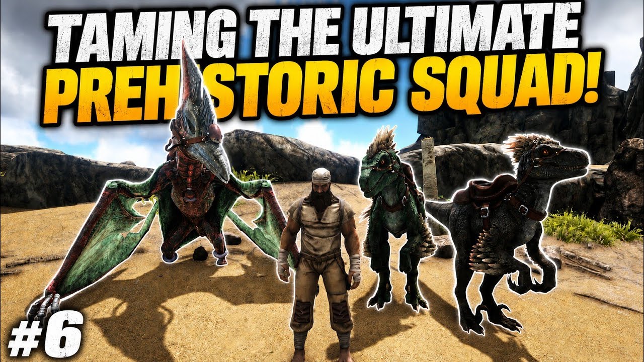 Ark 2 Raptors ARK Survival Evolved : Taming first flying dino and two Raptors - YouTube