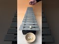 ✨🤍 Pearl Drops on Metal Xylophone | Calm ASMR 🎧🔔