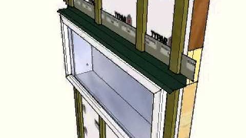 Cavity Batten Window Detail