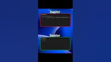 junior developer vs senior developer #coding #developer #programming #python #html #css #javascript