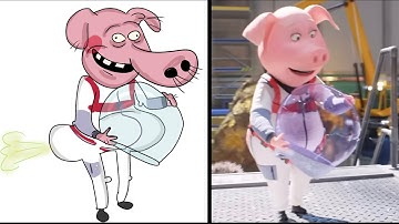 porsha wants to replace rosita sing 2 Drawing meme