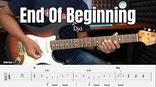 End Of Beginning - Djo - Guitar Instrumental Cover + Tab