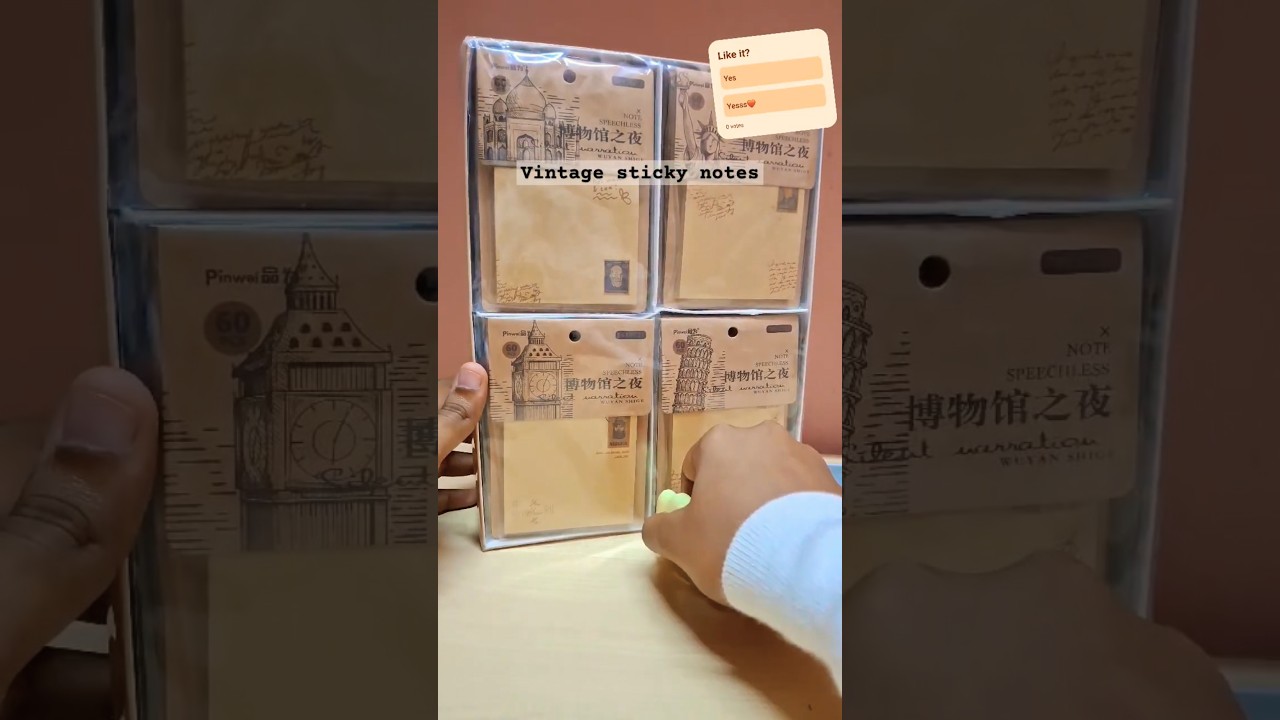 Vintage Sticky Notes🤎 ₹79/-