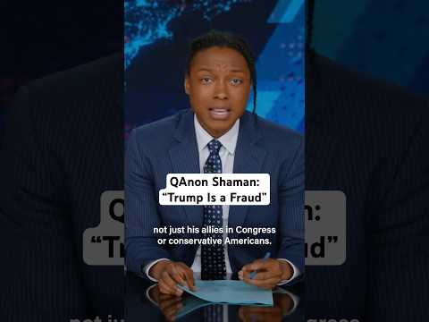 The QAnon Shaman Is Abandoning Trump That S Like Nelson Mandela Renouncing Black People DailyShow