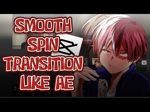 Smooth spin transition like ae - Capcut graphs tutorial