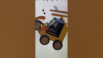 SOLIDWORKS DESIGN BOB CAT LOADER With  Assembly Animations.#cad #learn #solidworks